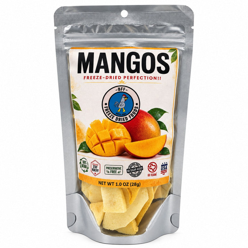 BFF Freeze-Dried Mangos fruit snack