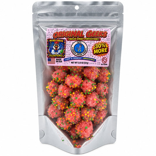 Original Geeks freeze-dried candy in resealable bag