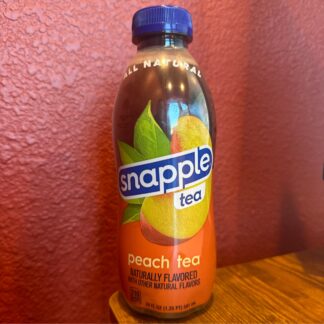 Snapple tea-peach