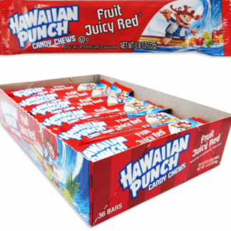HAWAIIAN PUNCH CHEWS BAR - FRUIT JUICY RED