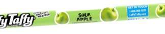 LAFFY TAFFY ROPE IN DISPLAY - SOUR APPLE