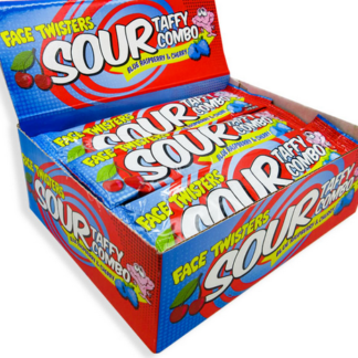FACE TWISTERS SOUR TAFFY COMBO - BLUE RAS/CHERRY