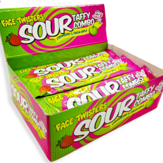 FACE TWISTERS SOUR TAFFY COMBO - STRAW/GRN APP