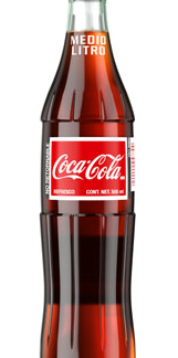 Coca-Cola Mexico Glass Bottles 500 ml