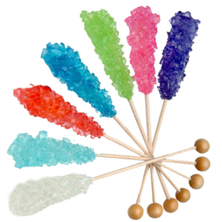 CRYSTAL STICKS WRAPPED - ASSORTED