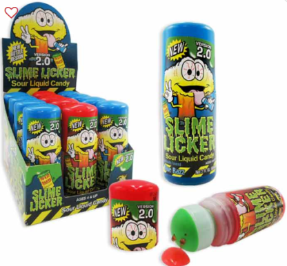 TOXIC WASTE SLIME LICKER 2.0 - BLUE RAZZ & STRAWBERRY