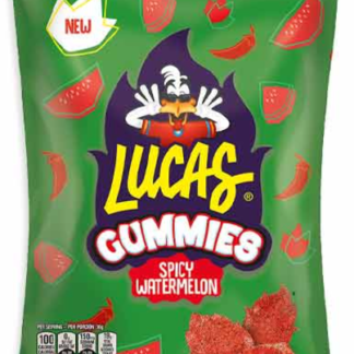 LUCAS SPICY WATERMELON GUMMIES PEG BAG