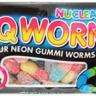 NUCLEAR SQWORMS SOUR NEON GUMMI WORMS