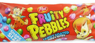 FRUITY PEBBLES CHEWY BITES SHARE SIZE